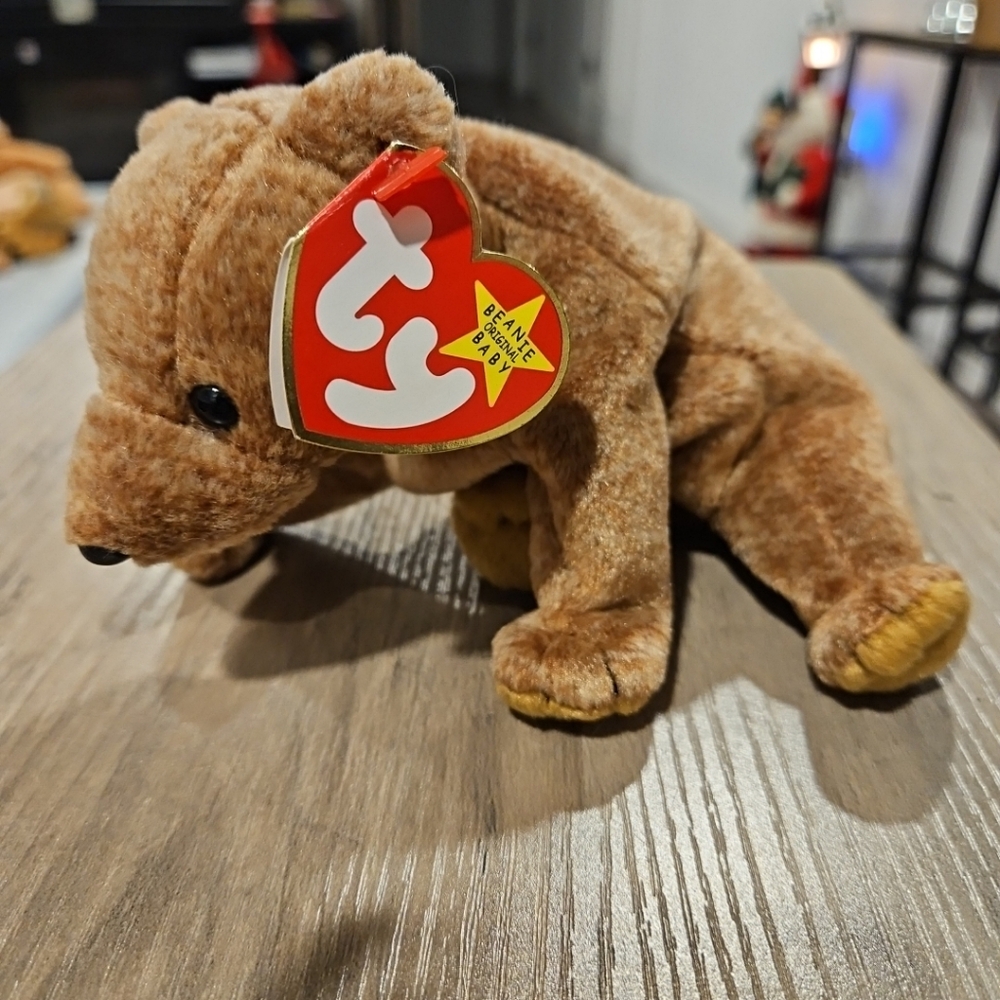 ty beanie baby, PECAN the Bear, Excellent Condition with ERRORS